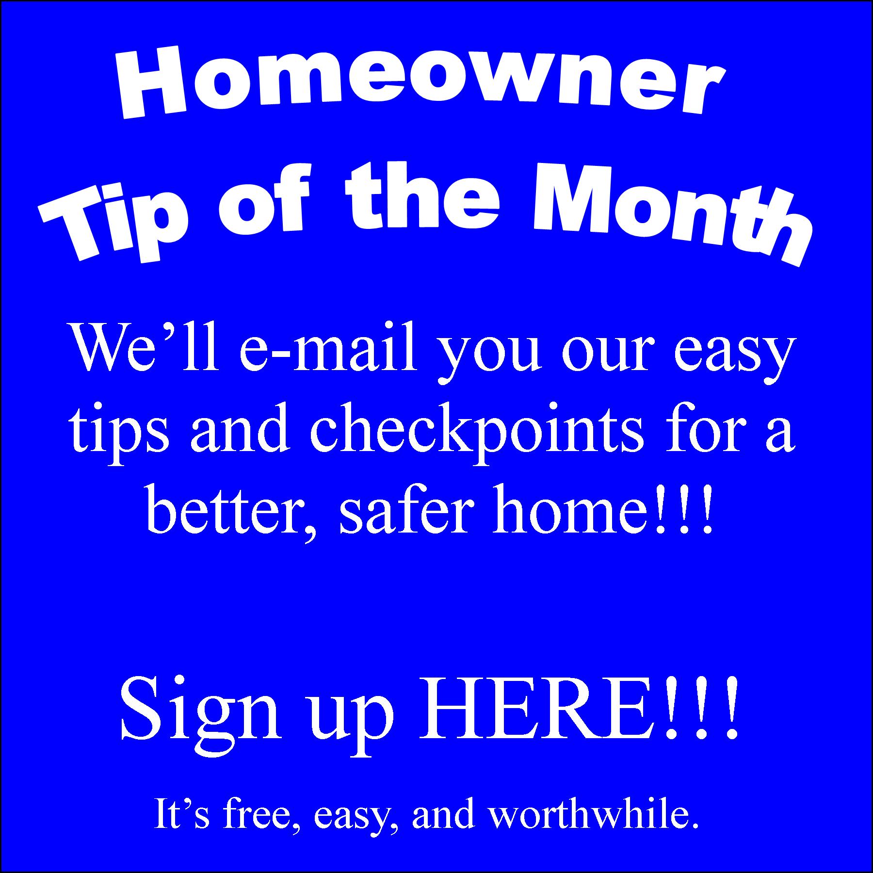 Tip of the Month
