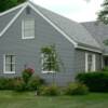 Oconomowoc - Tuxedo Grey Gutter Shelter is installed and blends in with the roof.  This homeowner had a hard time with locust leaves - not anymore.